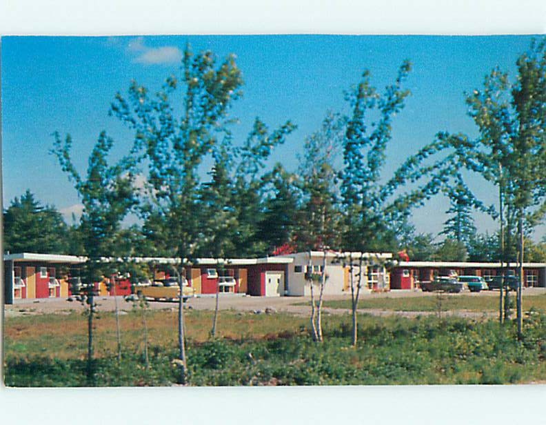 Unused Pre-1980 OLD CARS & TWILITE MOTEL Ellsworth Maine ME : clearance u2109