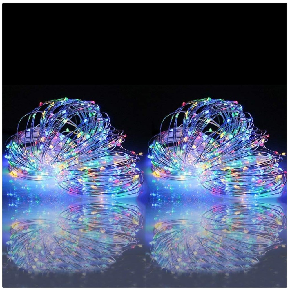 Versatile Solar Powered Fairy String Lights - 100 LED & 8 Modes for Any Occasion