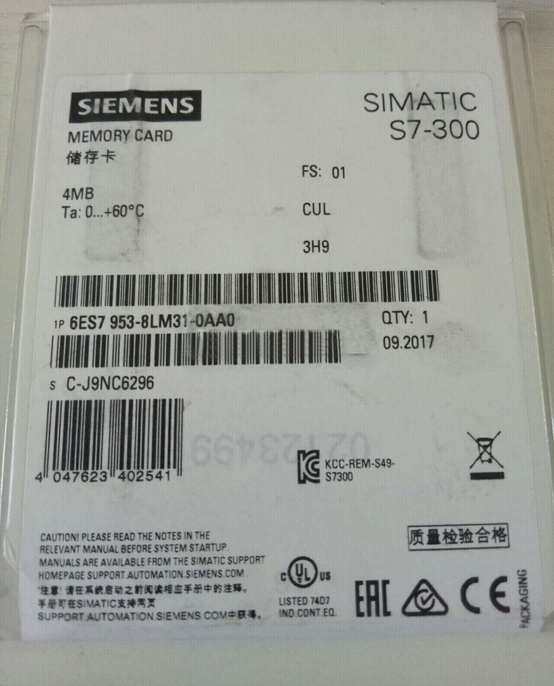 1PCS Unopened New CARD 6ES7 953-8LM31-0AA0 NIB 6ES7953-8LM31-0AA0 #F22