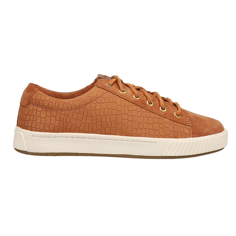 Sperry Anchor Plushwave Croc Lace Up  Womens Brown Sneakers Casual Shoes STS8667