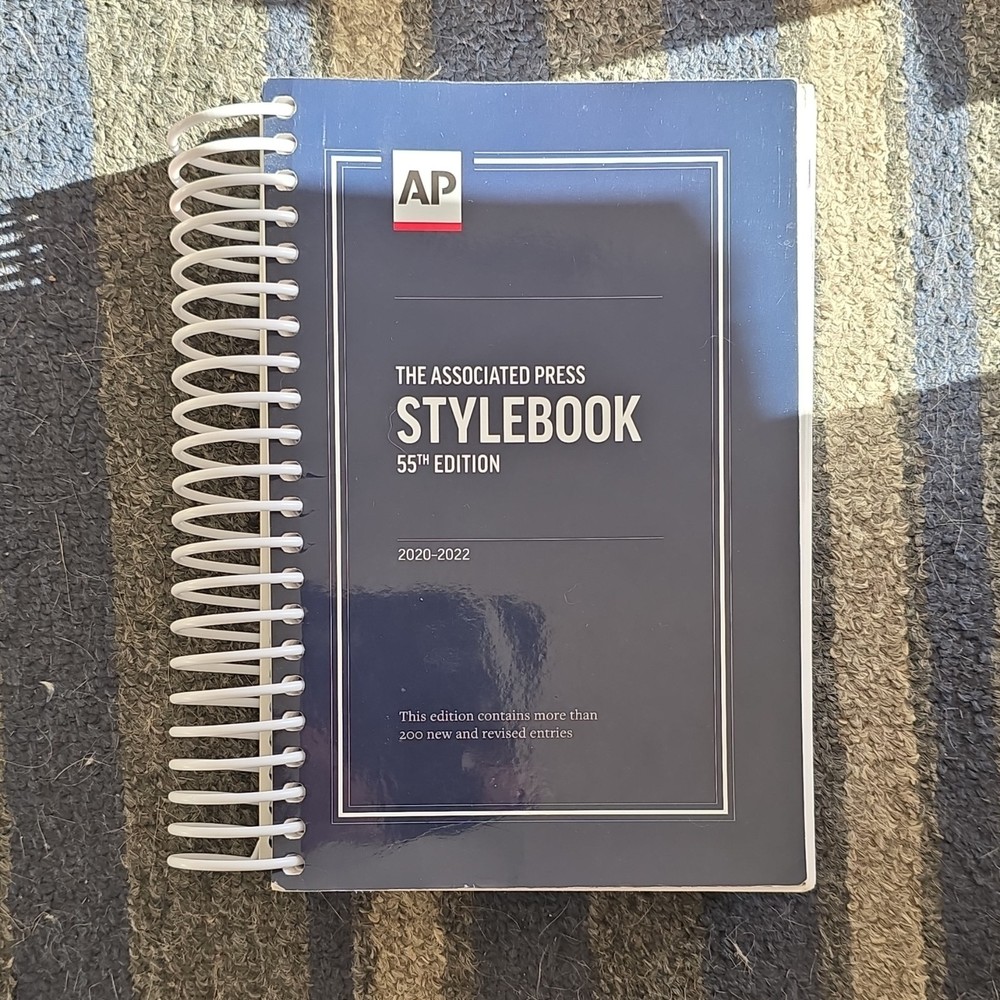 The Associated Press Stylebook 55th Edition 2020 Spiral Bound Journalism Guide