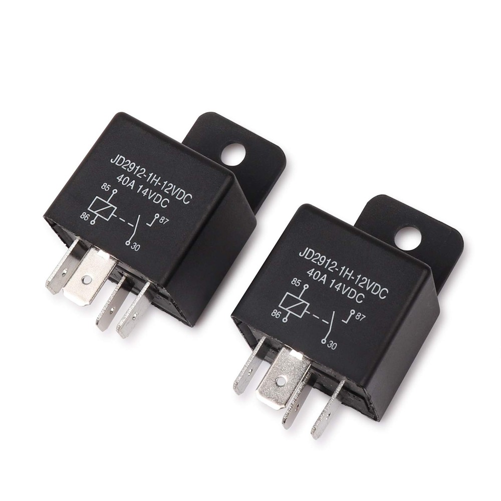 EHDIS Car Relay 4 Pin 12v 40amp Spst Model No.: JD2912-1H-12VDC 40A 14VDC, Au...