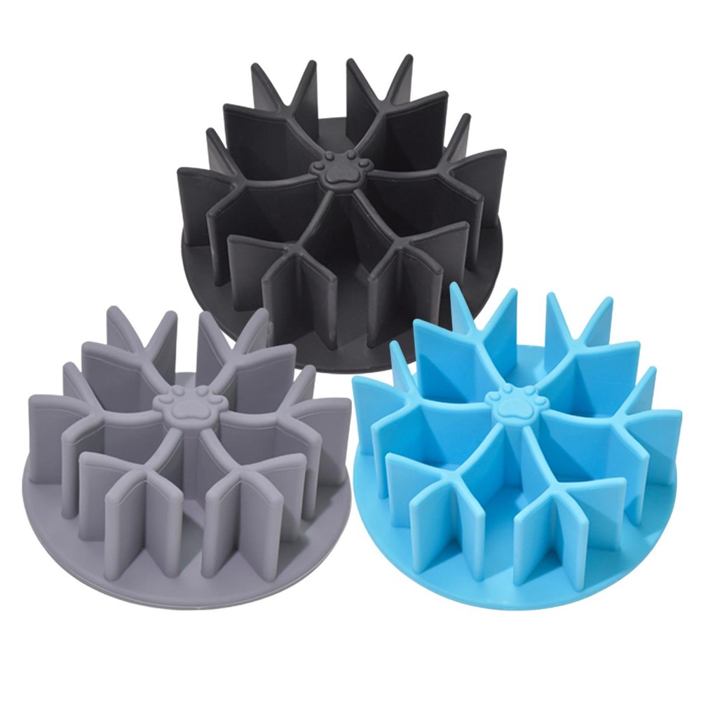 Slow Feeder Insert For Dog Bowl, Silicone Slow Feeder Dog Bowls Insert With Suct