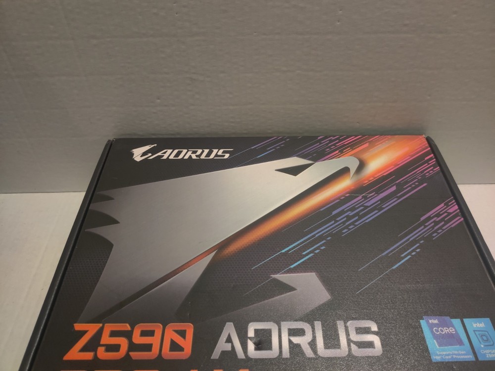 GIGABYTE Z590 AORUS PRO AX LGA 1200, Intel ATX Motherboard As Is