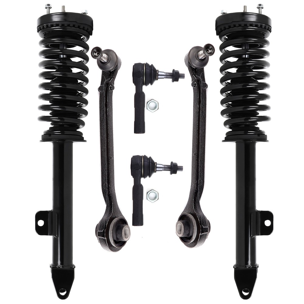 6pc Suspension Kit Front Strut Control Arm Tie Rod Sway Bar for 05-10 Dodge Charger Magnum  