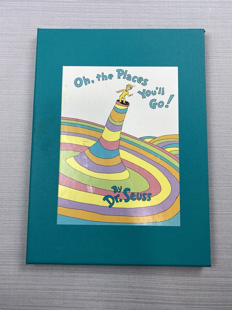 OH, THE PLACES YOU'LL GO! Dr Seuss Special Deluxe Edition 1993 HC