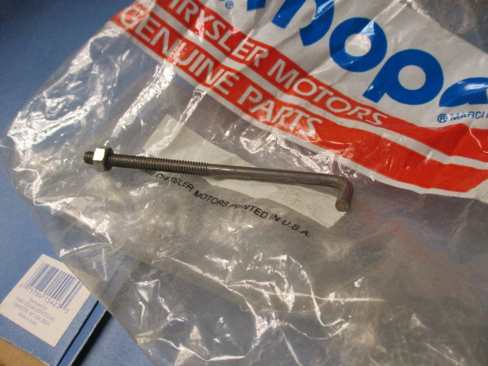 NOS Mopar 2074090 60-66 Compact Battery Outer Hold Down Stud 4 ¾”