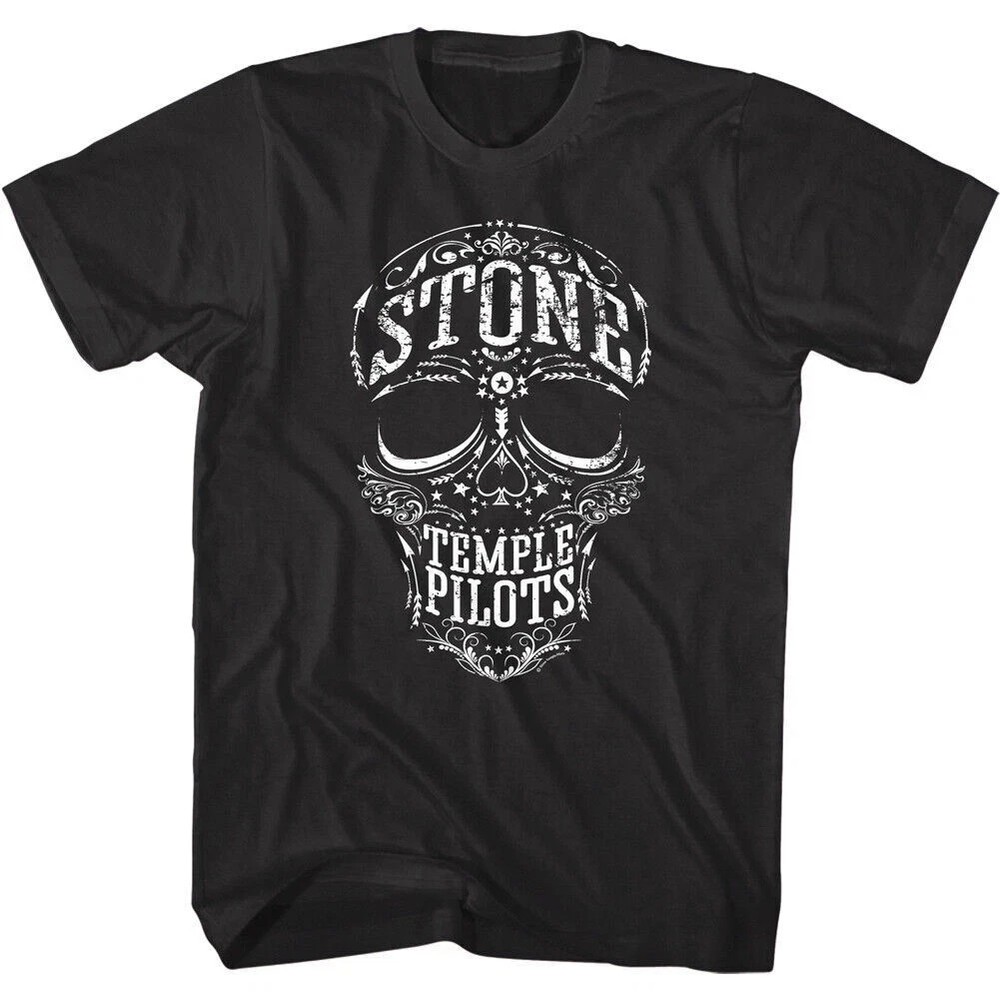 Stone Temple Pilots Skull Men's T-Shirt Alt Rock Band Concert