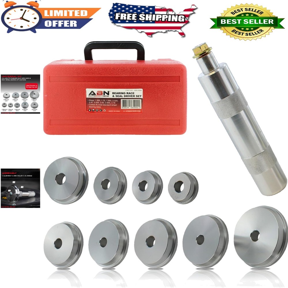Universal Automotive Bearing Race & Seal Installation Set - 10 x 5.75 x 4 in