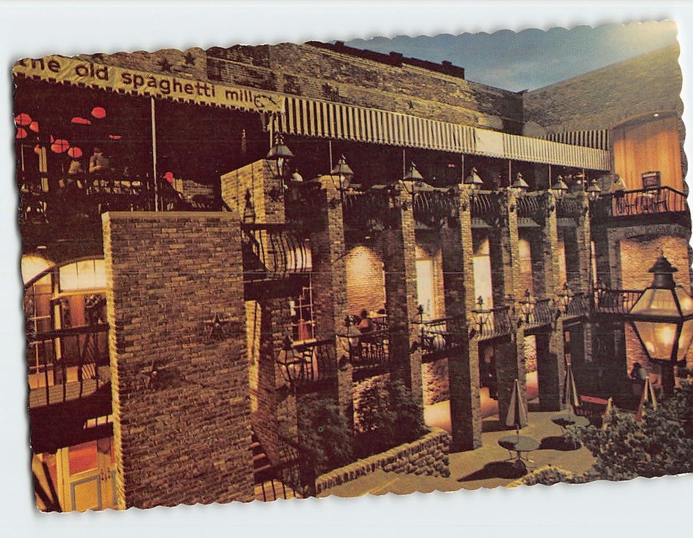 Postcard Kenney's Alley in Underground Atlanta Georgia USA