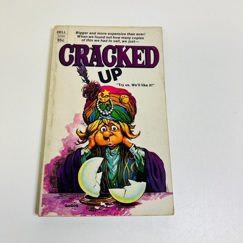 Cracked Magazine MAD Paperback Book CRACKED UP 1974 1st Print Vintage
