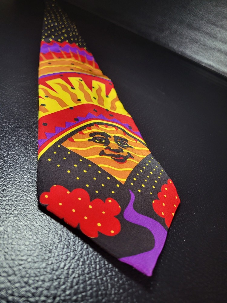 The Beatles Good Day Sunshine Apple Corps Tie 100% Silk Vintage 1991 Gift