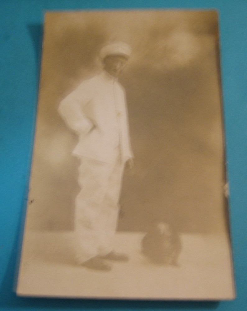 ANTIQUE 1900s  RPPC POSTCARD MAN IN UNIFORM