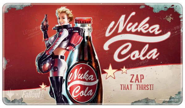 NEW Holofoil Gaming Playmat for Magic: The Gathering Universes Beyond x Fallout