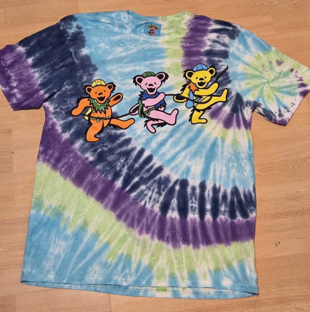 Chinatown Market Grateful Dead Space Bears Tie Dye TShirt Size XXL