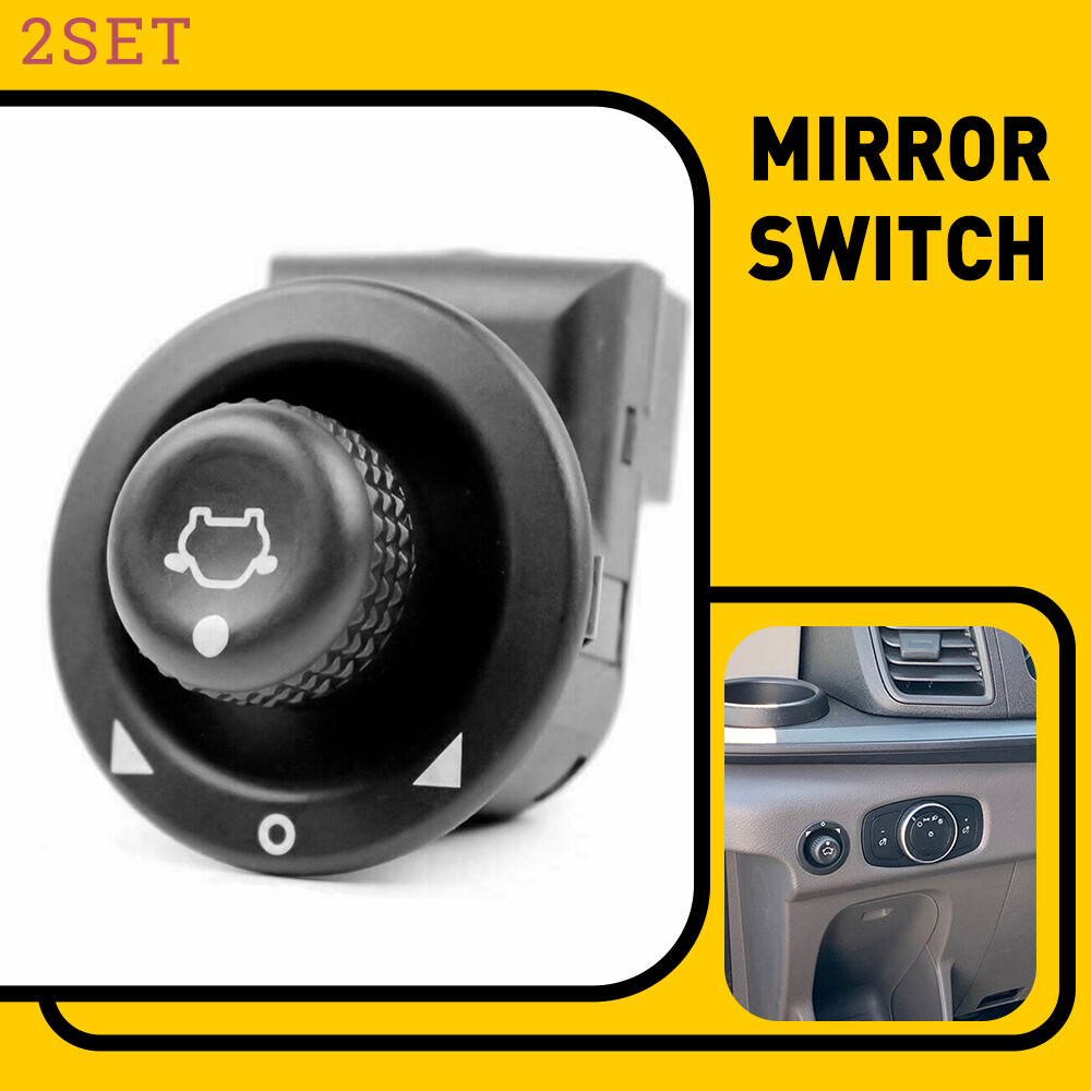 2set Front Left Power Mirror Control Switch 1L2Z17B676AA For 2015-2023 Ford Tran