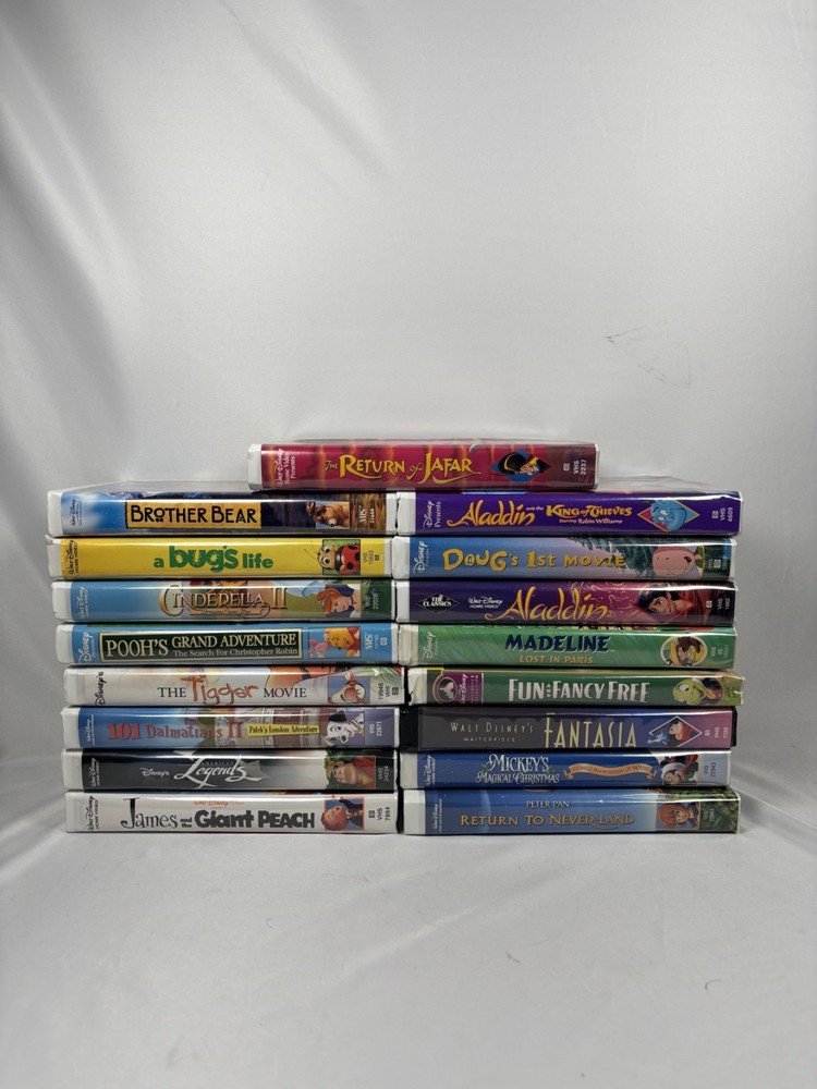 Disney Animated VHS Bundle