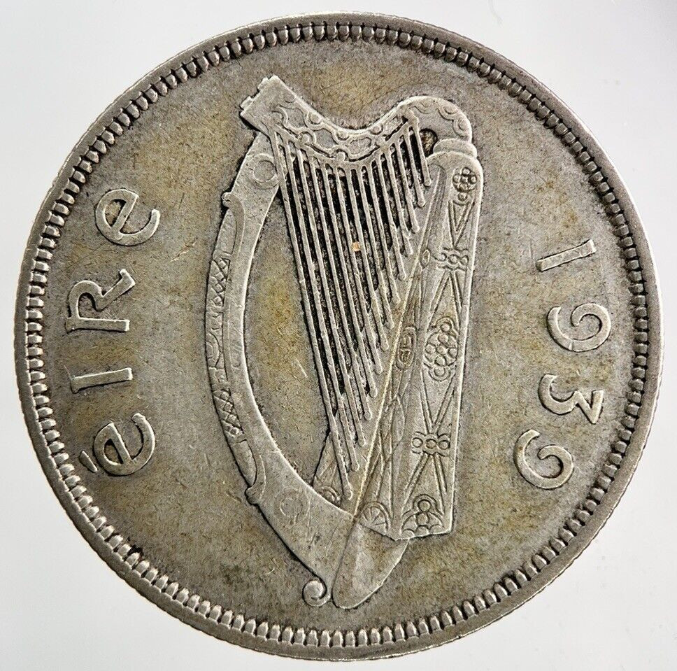 1939 Irish Horse Half-Crown Silver Coin | Very High Grade