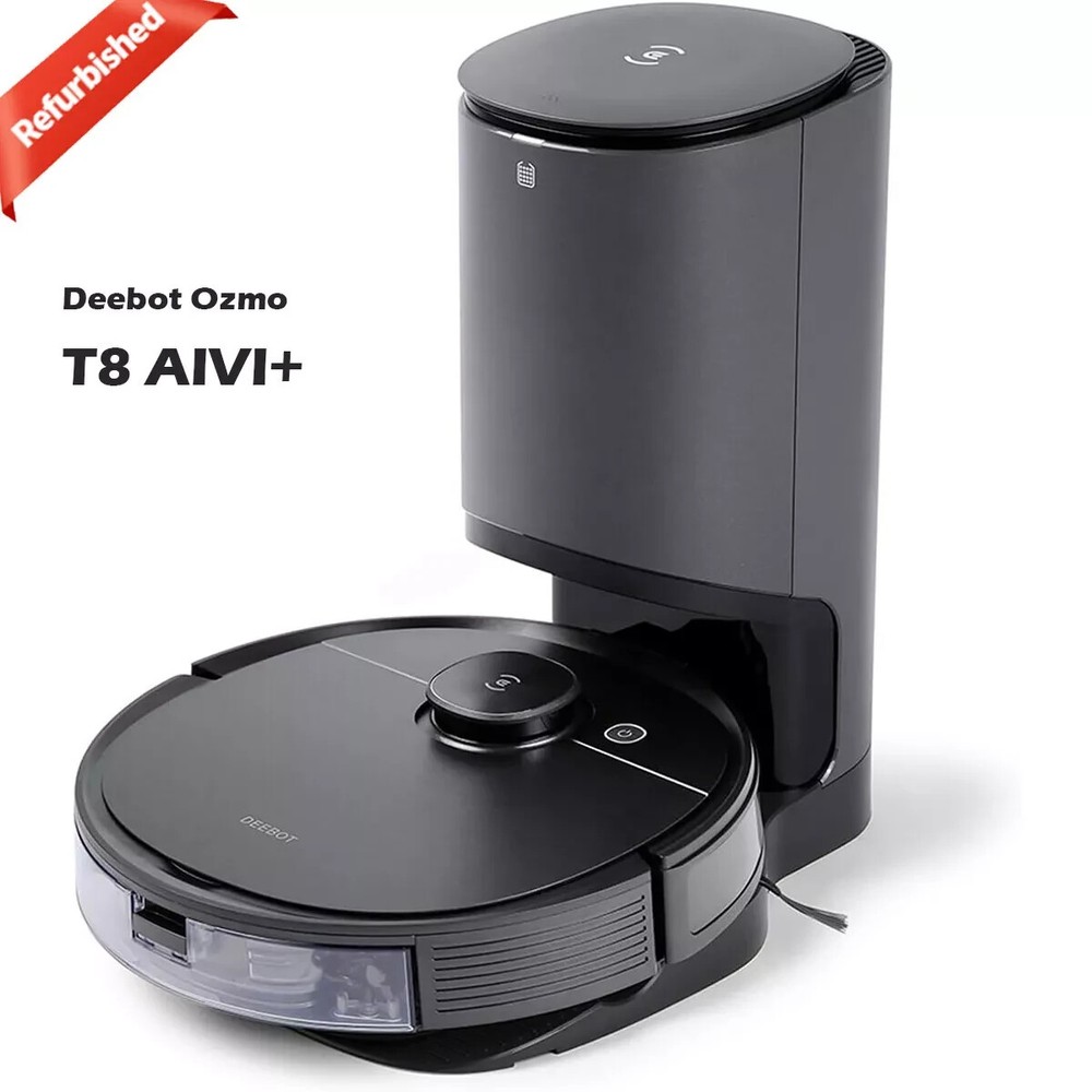 ECOVACS Deebot N8 T8 AIVI Robot Vacuum & Mop with Auto-Empty Station  