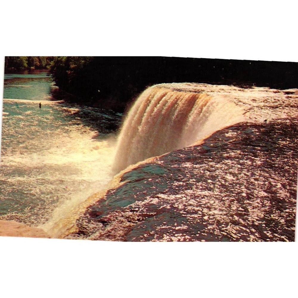 Upper Tahquamenon Falls Michigan Postcard Upper Peninsula LL Cook Co 363V 7299-B