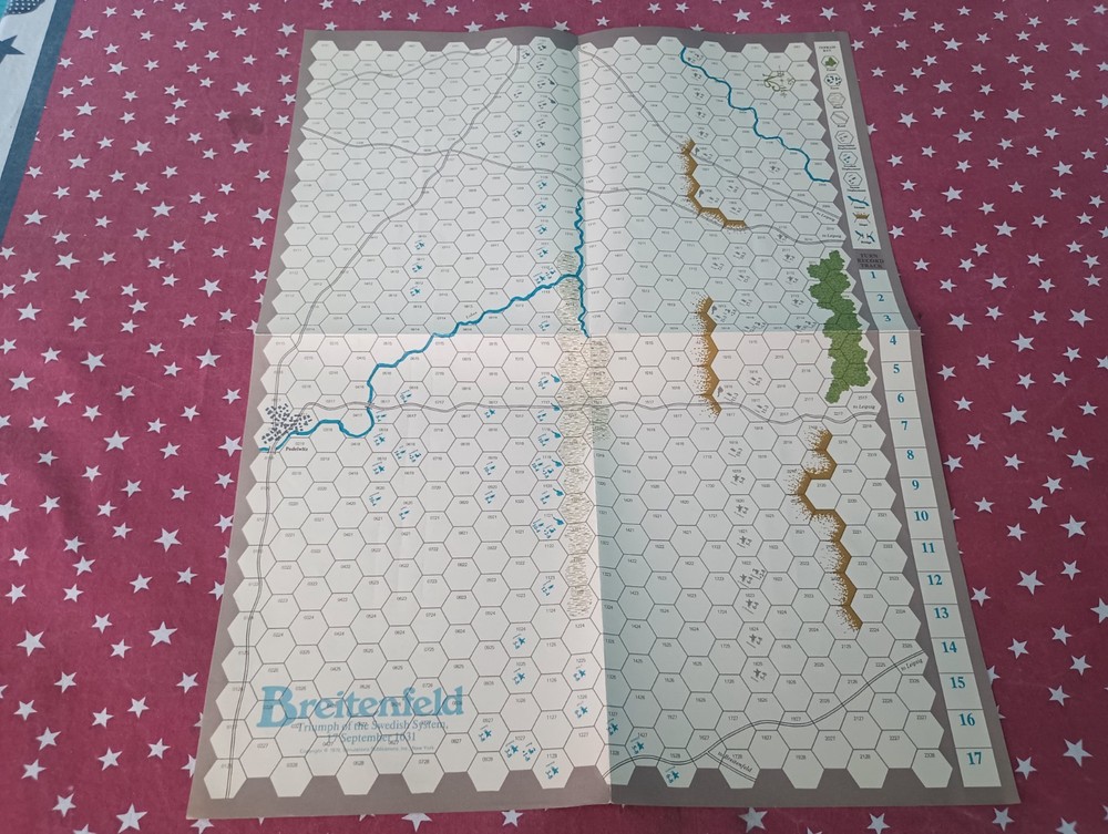 SPI Strategy & Tactics Magazine #55 Breitenfeld  Map Only