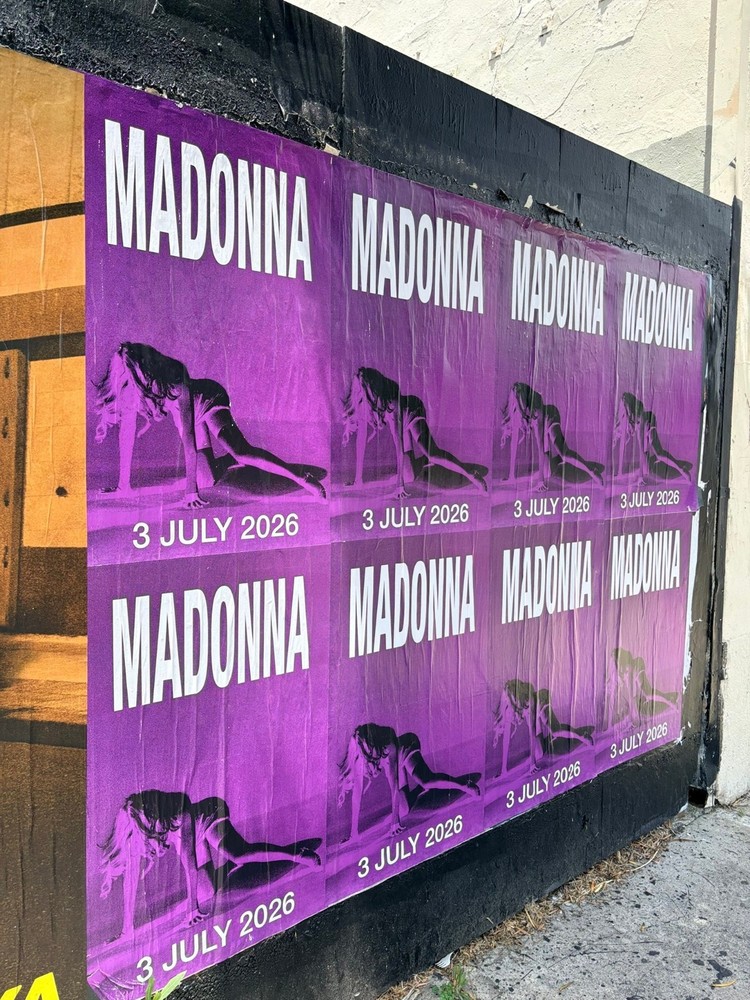 Madonna “Confessions II” Poster in Hollywood.