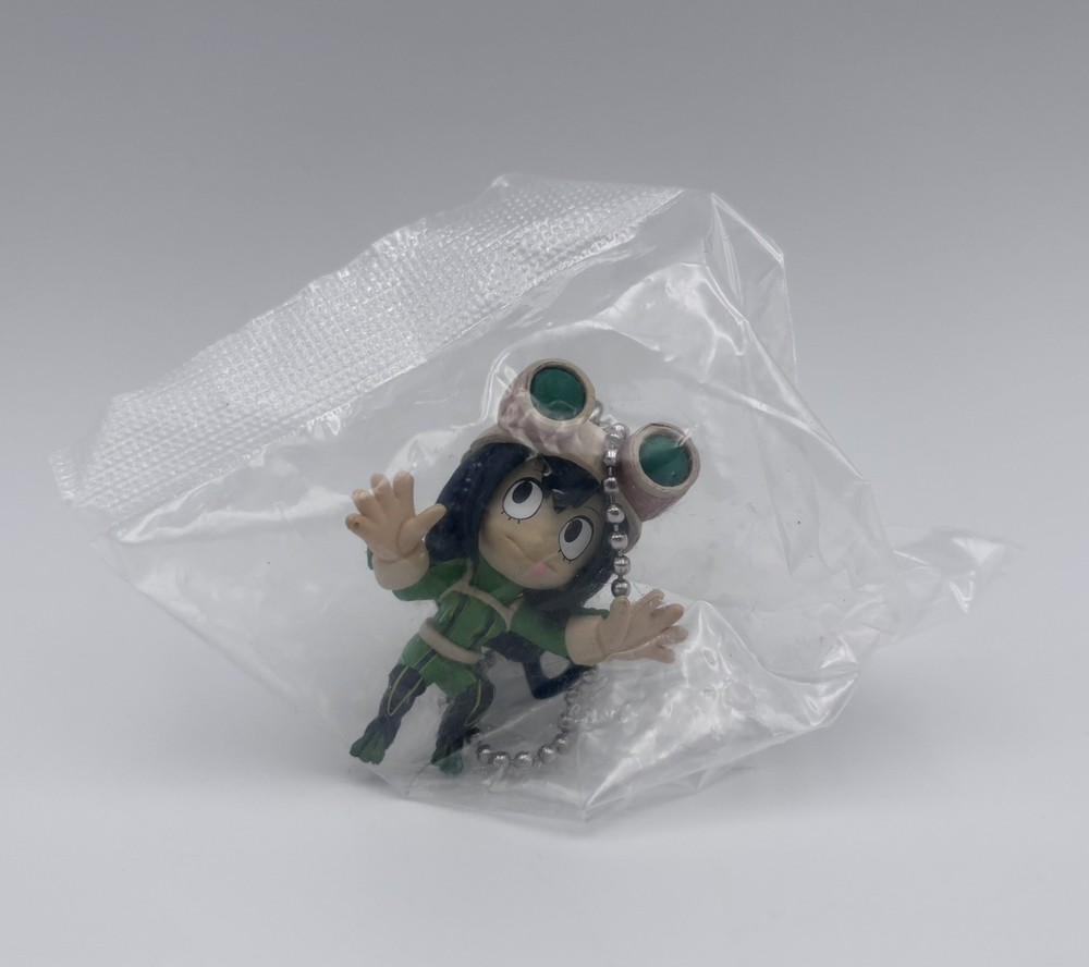 My Hero Academia Swing Mascot PVC Keychain Charm Figure Froppy Tsuyu Asui @1468