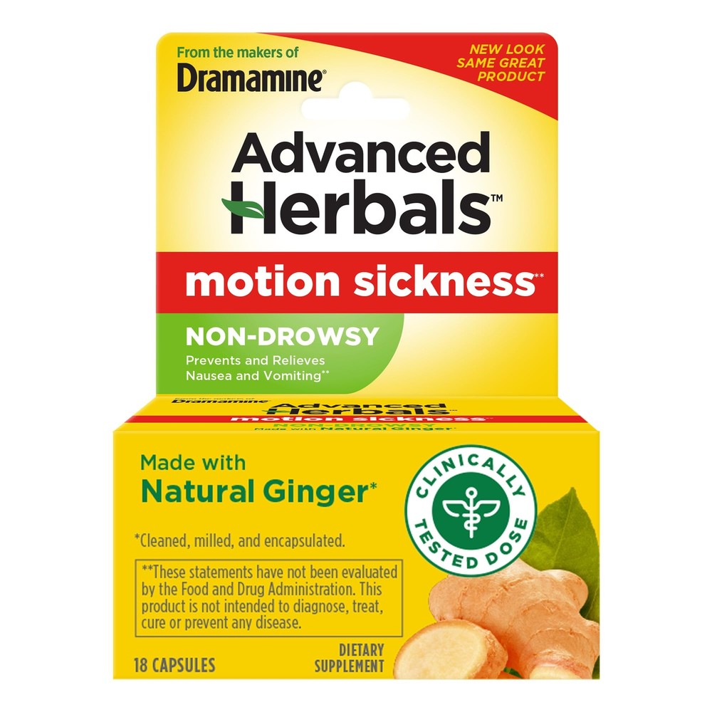 From the Makers of  Advanced Herbals Non-Drowsy Motion Sickness Relief Made w...