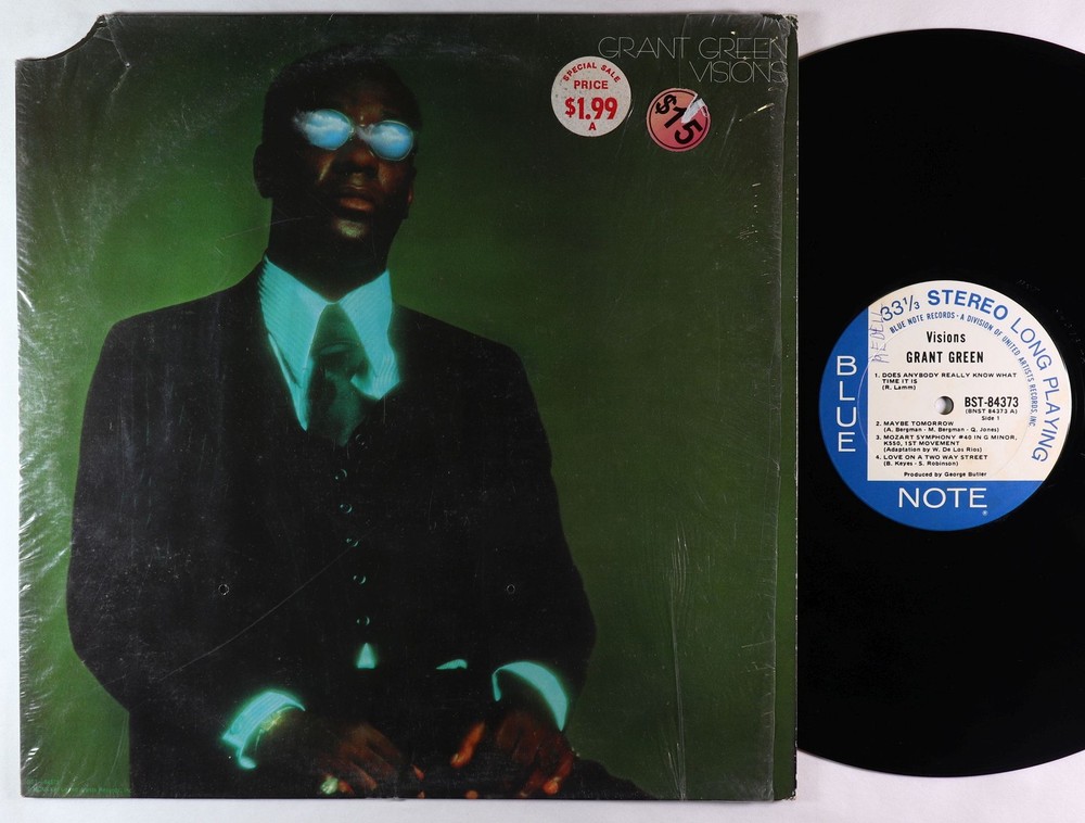 Grant Green - Visions LP - Blue Note VG+ Shrink
