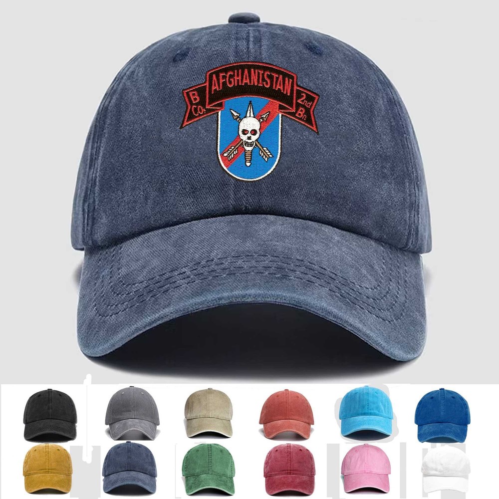 Custom Embroidered Hat B Co 2nd Battalion 20th SFG, Veteran Cap, Trucker Hat