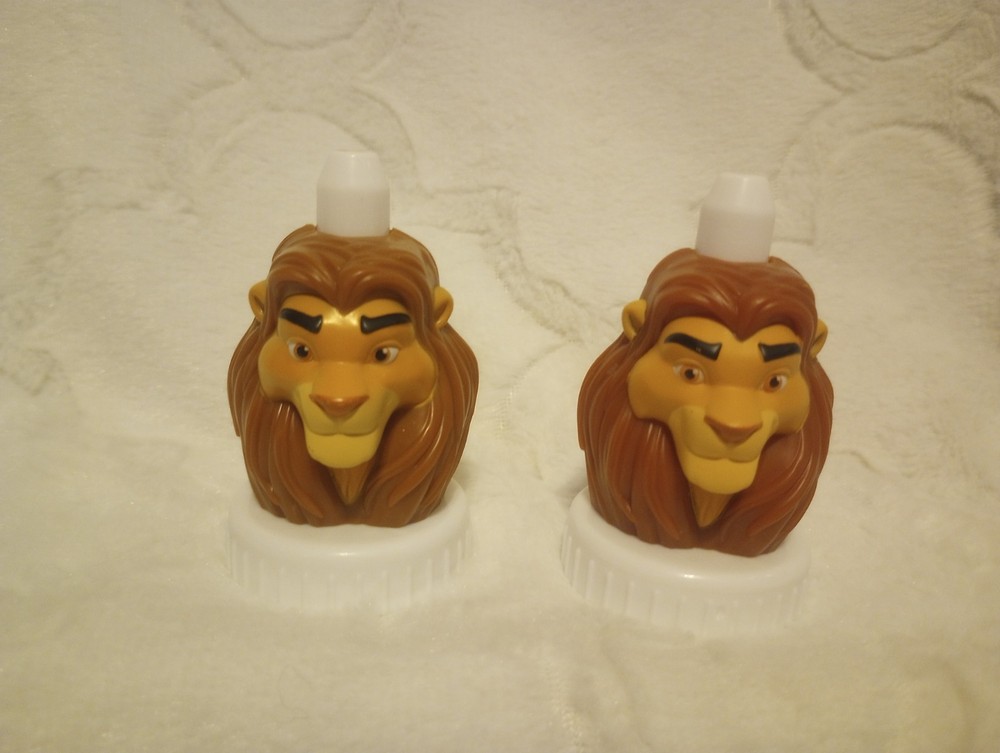 Good To Grow Juice Topper Disney's The Lion King Simba - Used Lot of 2