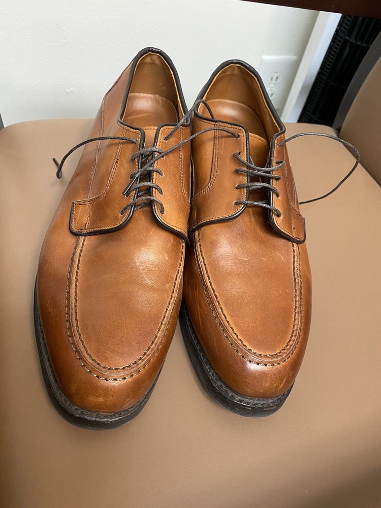Allen Edmonds Brown Leather Derby Dress Shoes 11