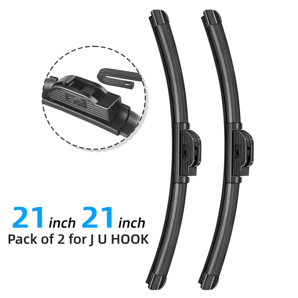 Dodge Dakota 2002-2010 21in Wiper Blades Set of 2 by Xkorr Fit