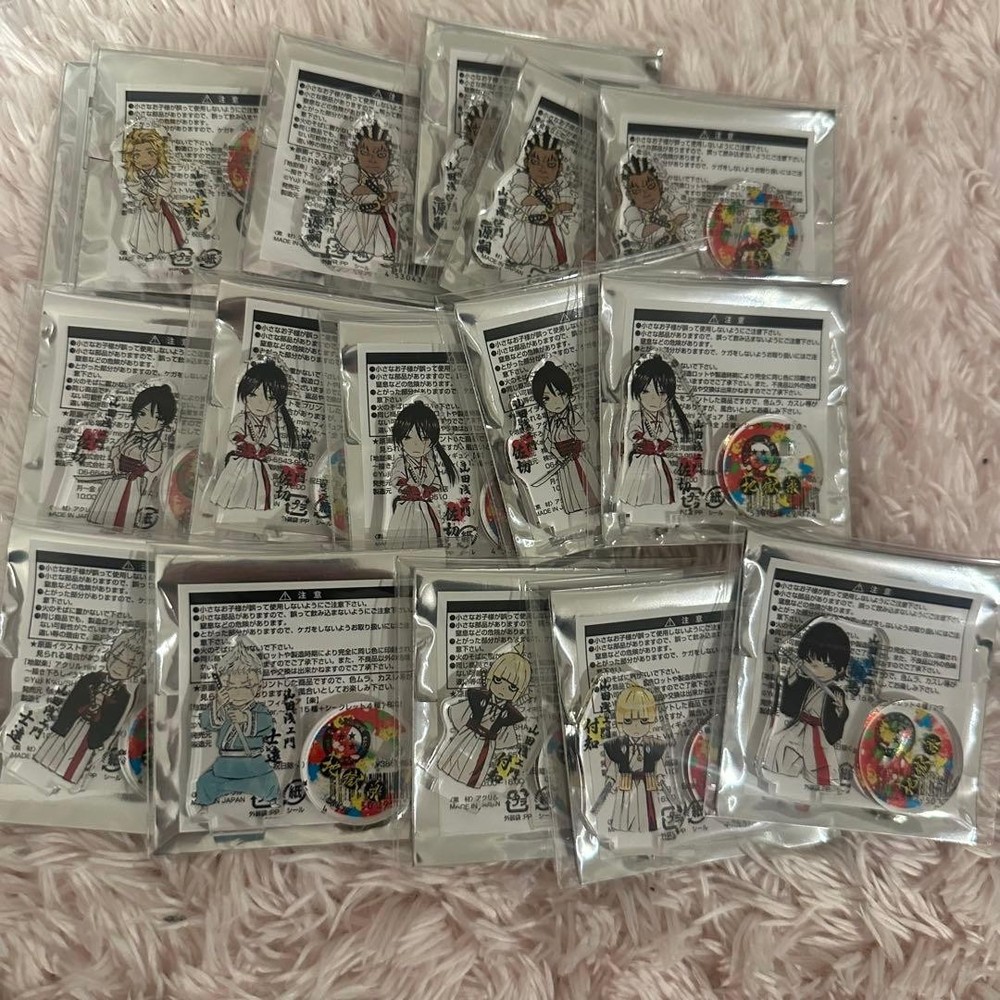 Jigokuraku Acrylic Mini Figures Set Bulk Source Gojou, Toki, Ibisu, Saki, Shion