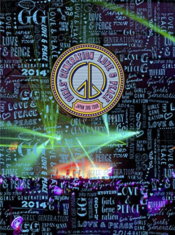 SNSD GIRLS' GENERATION LOVE & PEACE 3rd Tour First Limited Booklet Japan Blu-ray