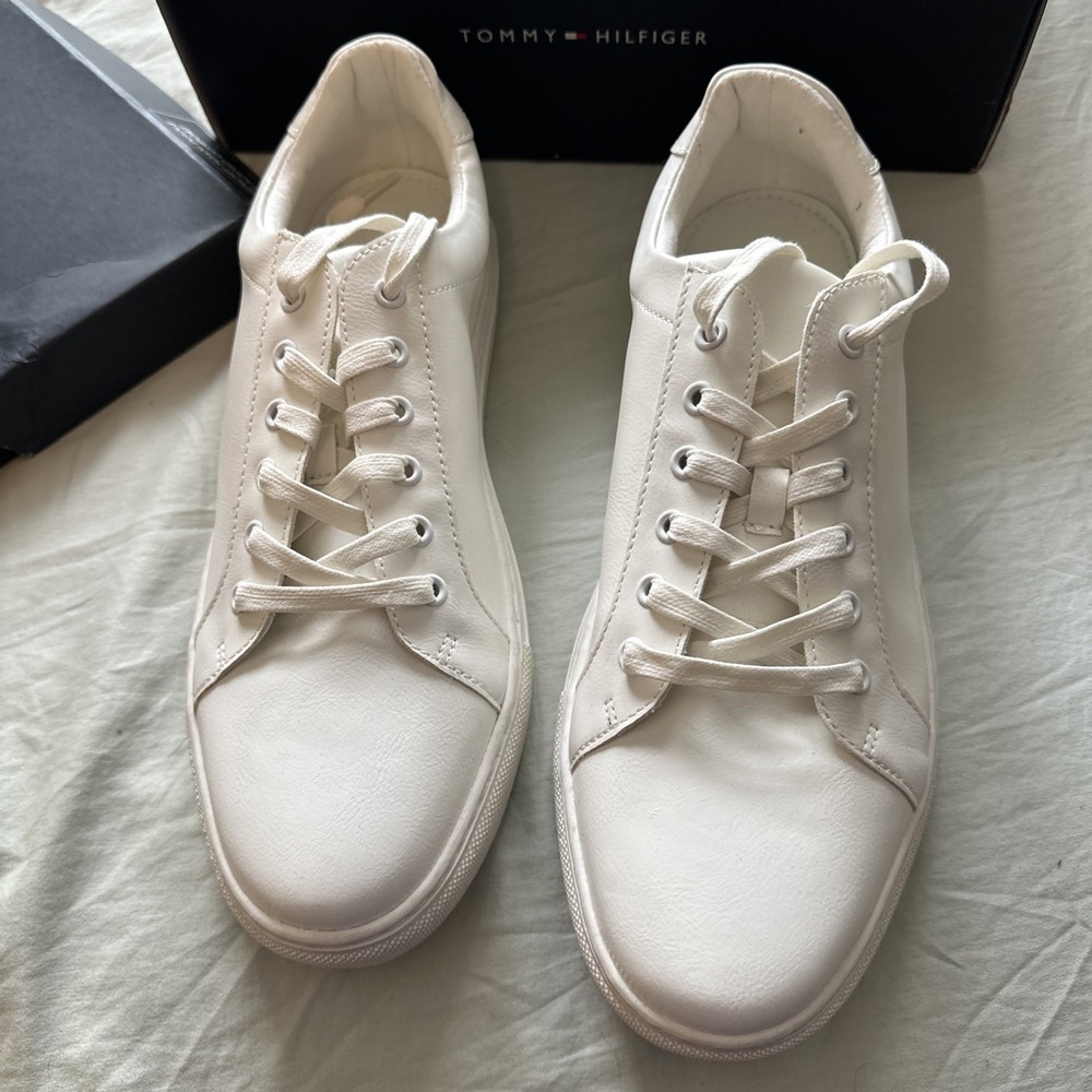 Banana Republic Fresh White Mens Shoes Sneakers, Flex &Traction, Size 12