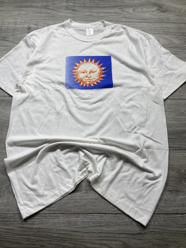 Vintage 1990s Sun Tee Shirt Graphic Baggy Hippie Rare Obscure Hypnotic