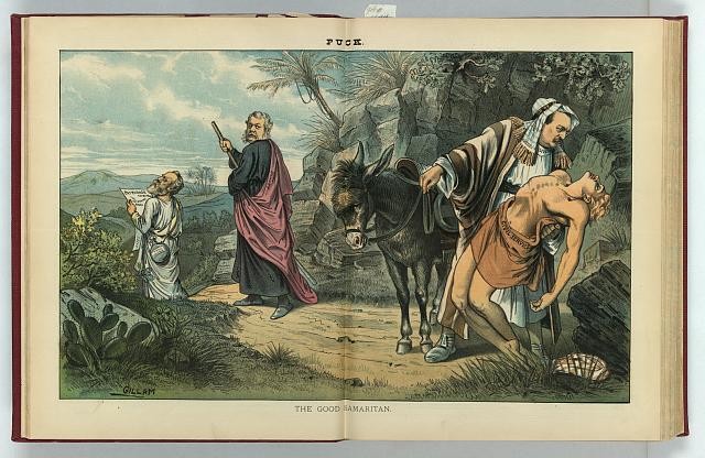 Photo of Puck,Good Samaritan,1885,Gillam,Chester Arthur,Rutherford Hayes,Reform