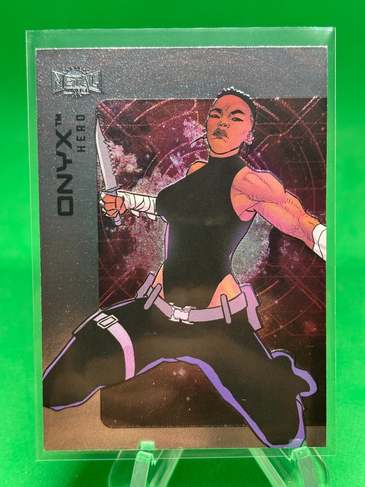 Onyx Hero Card 2025 Skybox Metal Universe Batman #52