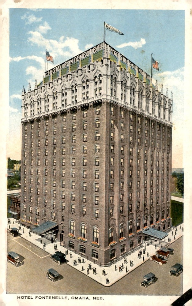 Hotel Fontenelle, Omaha, Nebraska Postcard