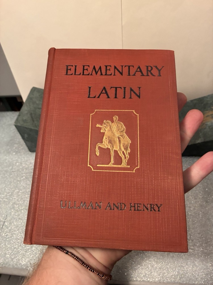 Rare Vintage Elementary Latin Ullman & Henry Hardcover Macmillan Classic
