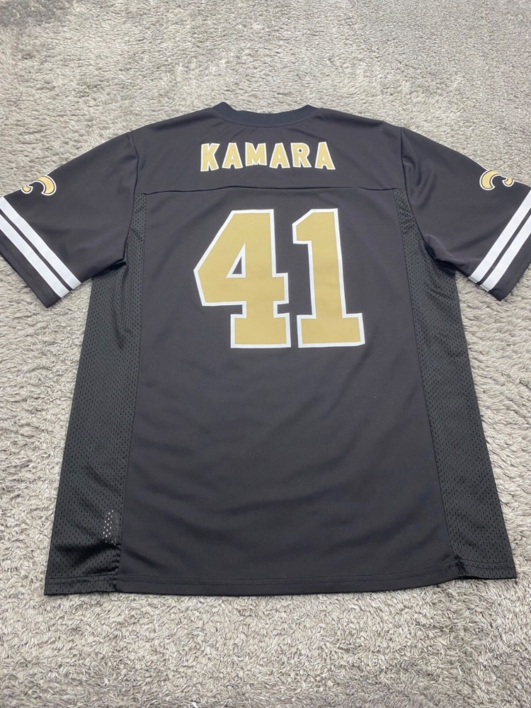 New Orleans Saints Jersey Men Large Alvin Kamara #41 NFL Team Apparel Black