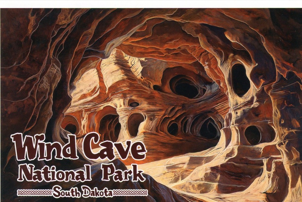 Wind Cave National Park, Hot Springs, South Dakota --New POSTCARD