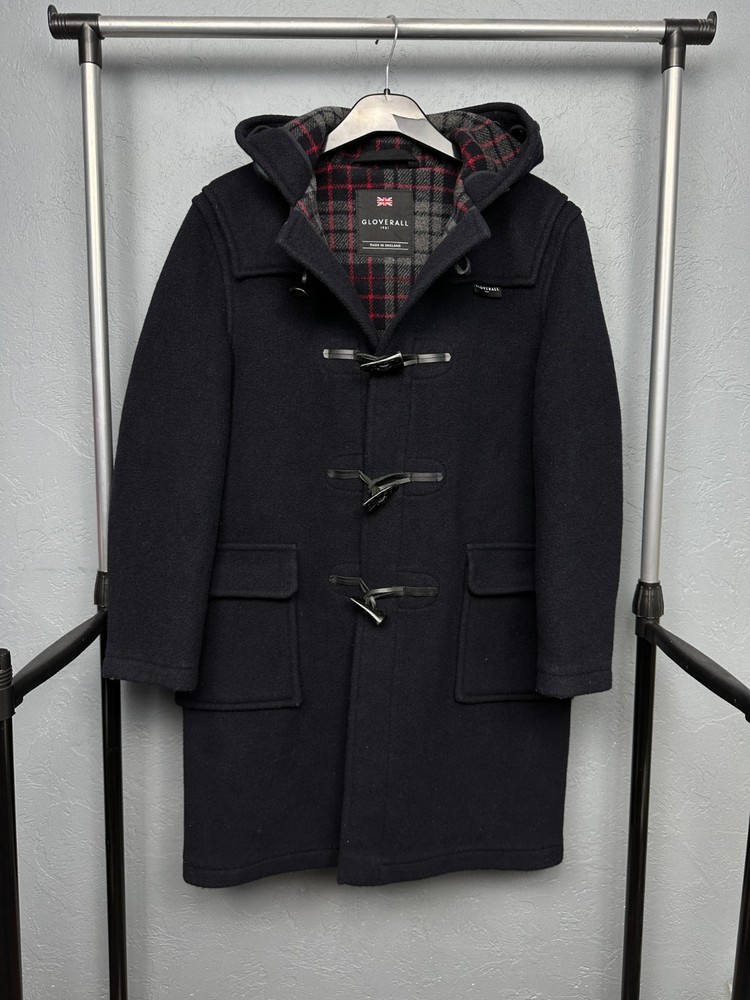 Gloverall Mens Wool Duffle Coat Jacket Size L