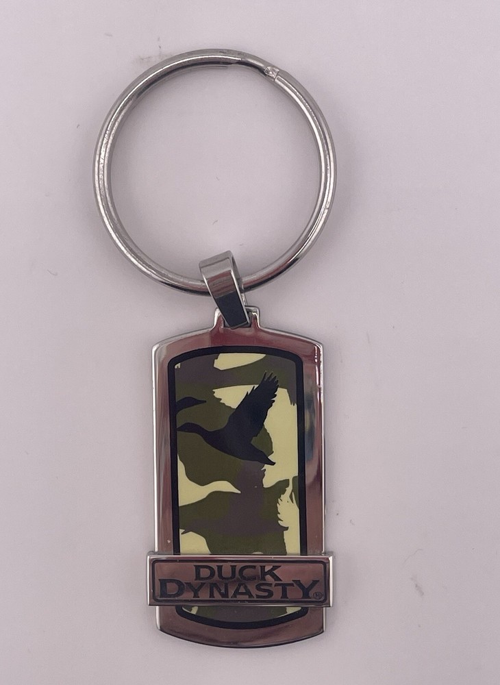 Duck Dynasty Dog Tag Keychain Stainless Steel