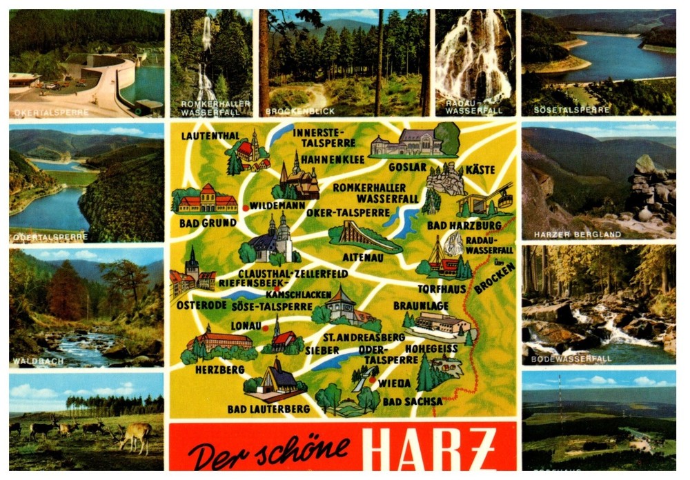 POSTCARD VTG Der Schone Harz Germany