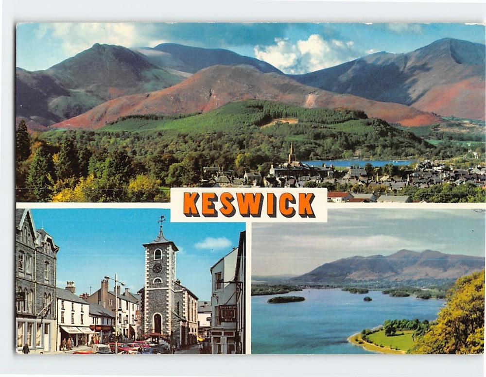 Postcard Scenes & Views Keswick Cumbria England