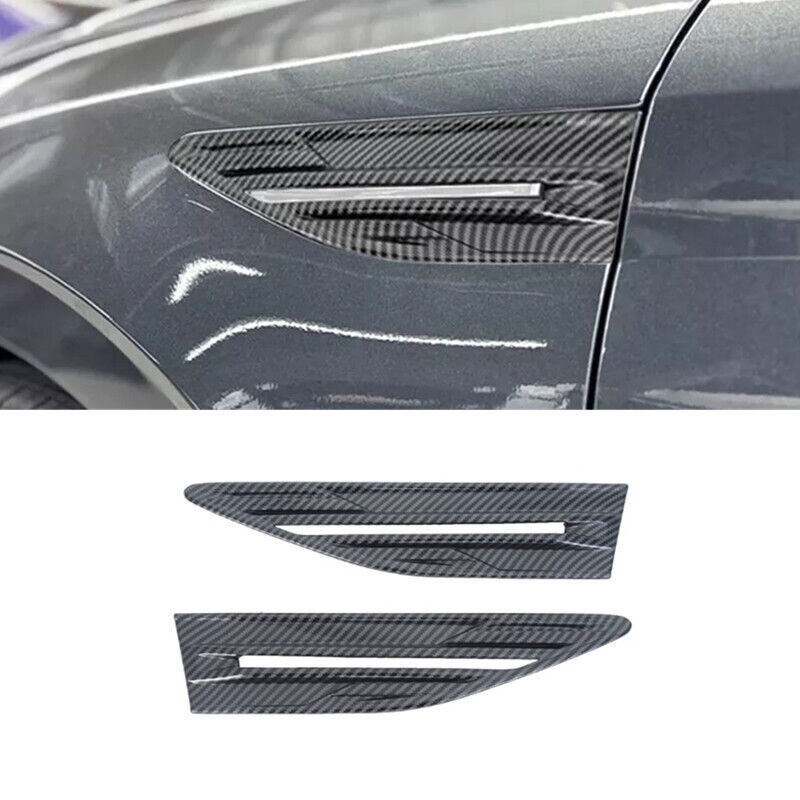 For Hyundai Sonata 2024-2025 Carbon Fiber Side Air Flow Fender Intake Vent Cover