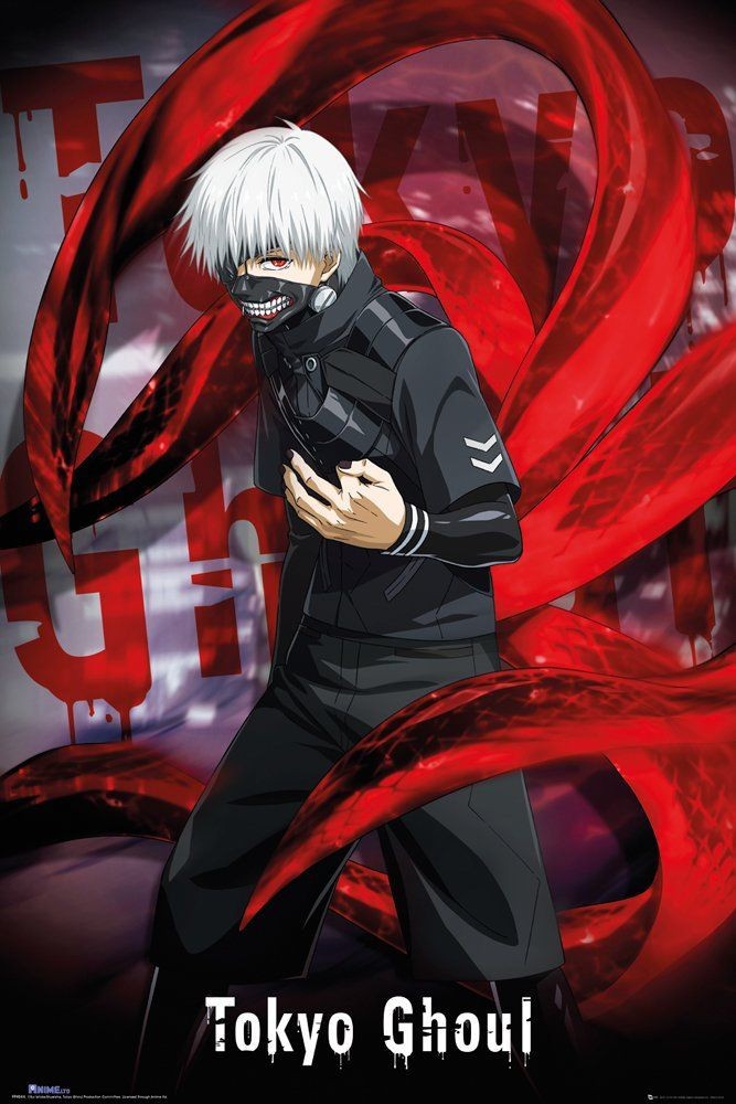 Poster Studio B - Tokyo Ghoul Ken Red Anime 24x36