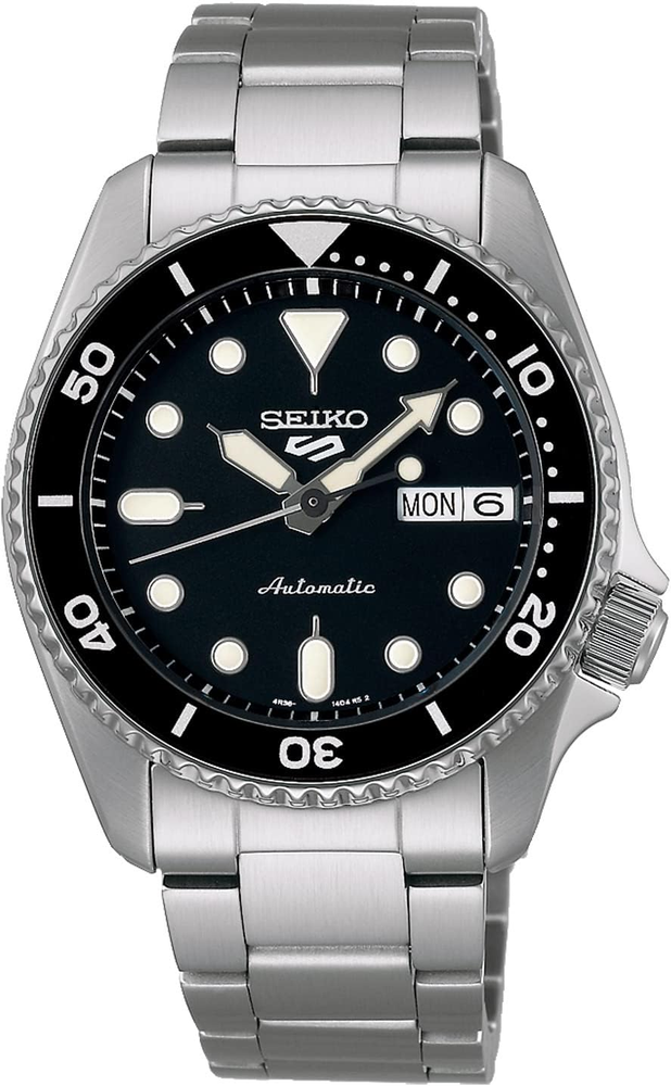 5 Sports Automatic Black Dial Men'S Watch SRPK29K1